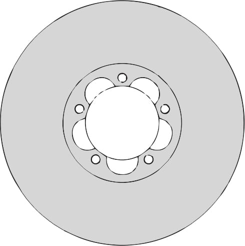 VENTED BRAKE DISC (EACH)