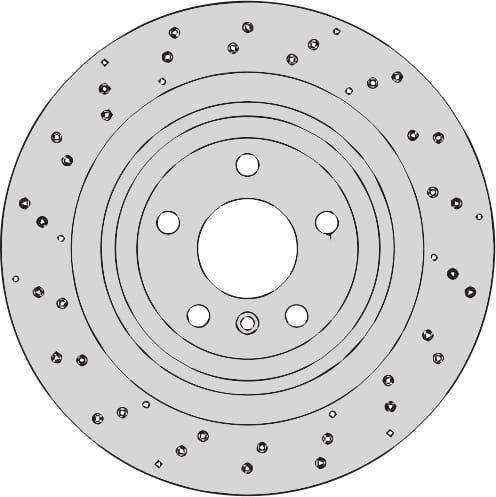 VENTED BRAKE DISC (EACH)