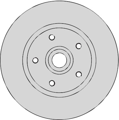 SOLID BRAKE DISC (EACH)