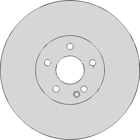 VENTED BRAKE DISC (EACH)