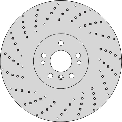 VENTED BRAKE DISC (EACH)