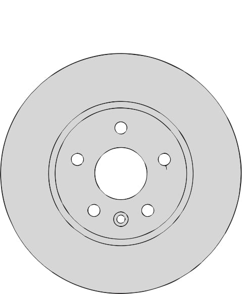 VENTED BRAKE DISC (EACH)