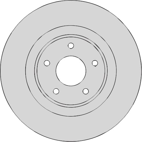 VENTED BRAKE DISC (EACH)