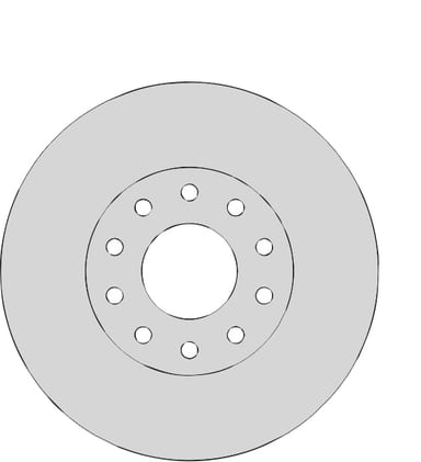 VENTED BRAKE DISC (EACH)