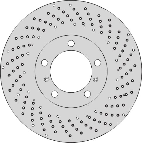 R/H DRILLED DISC