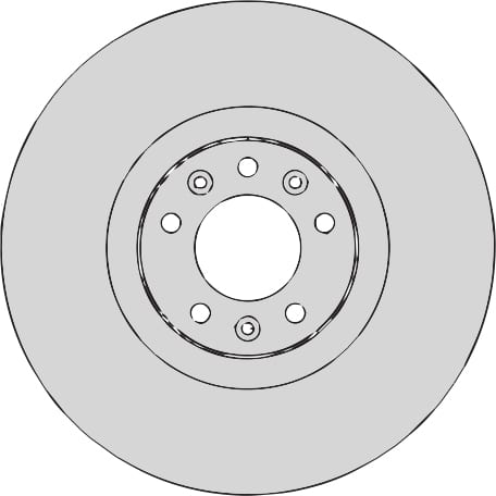 VENTED BRAKE DISC (EACH)