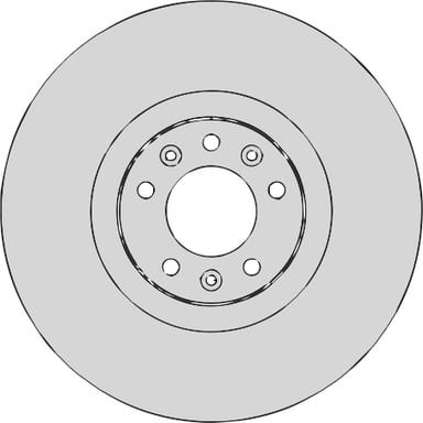 VENTED BRAKE DISC (EACH)