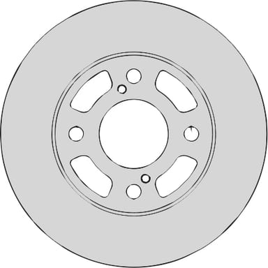 VENTED BRAKE DISC (EACH)