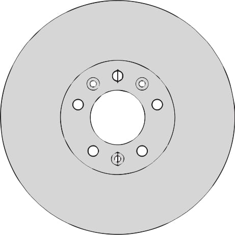 VENTED BRAKE DISC (EACH)
