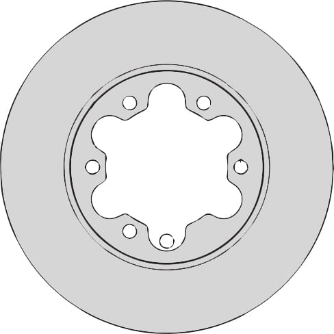 VENTED BRAKE DISC (EACH)