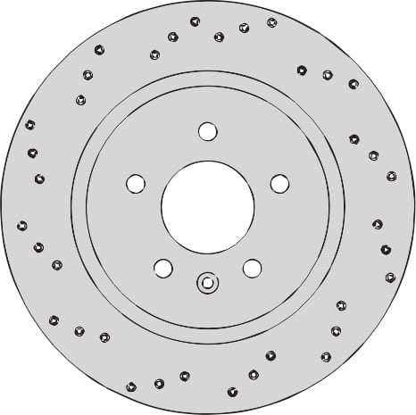 VENTED BRAKE DISC (EACH)