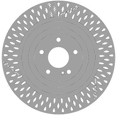 VENTED BRAKE DISC (EACH)