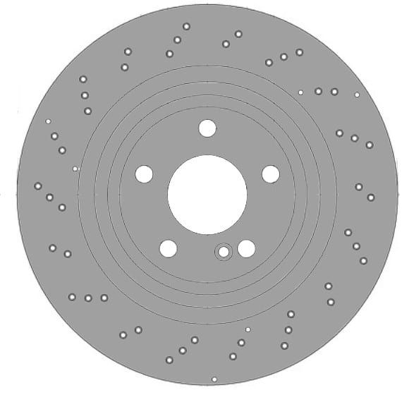 VENTED BRAKE DISC (EACH)