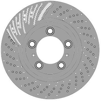 L/H VENTED BRAKE DISC