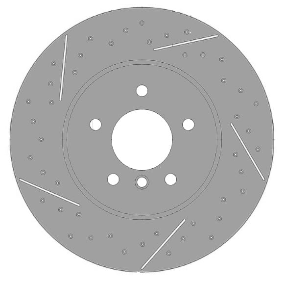 VENTED BRAKE DISC (EACH)