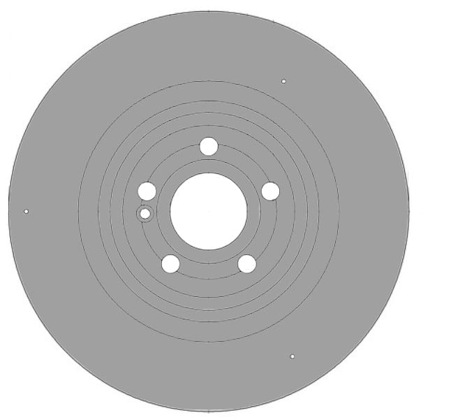 VENTED BRAKE DISC (EACH)