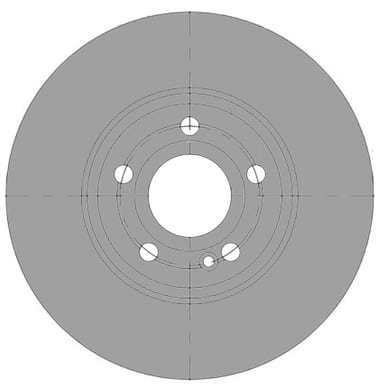 VENTED BRAKE DISC (EACH)