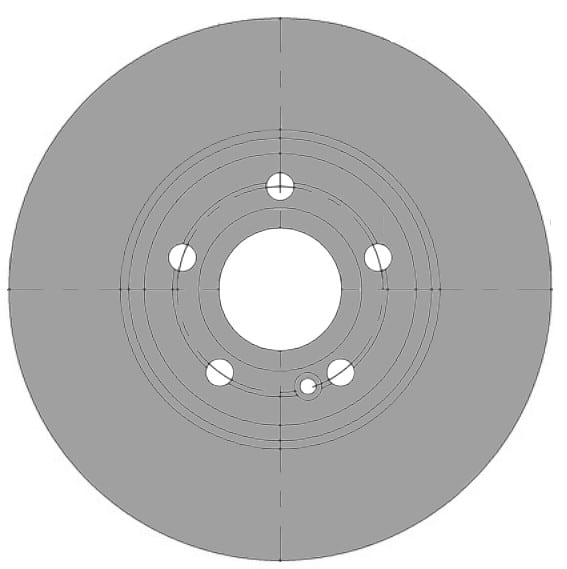 VENTED BRAKE DISC (EACH)