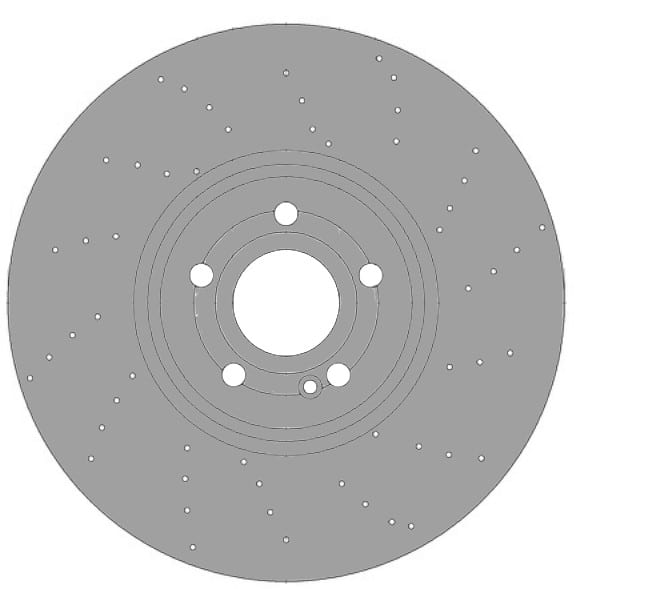VENTED BRAKE DISC (EACH)