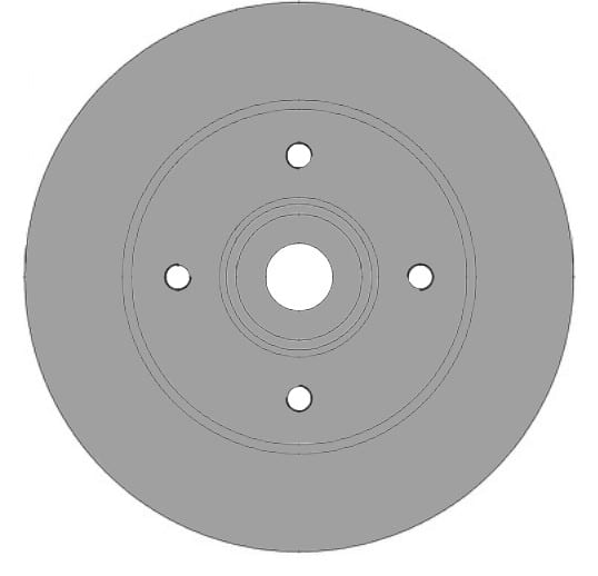 SOLID BRAKE DISC (EACH)