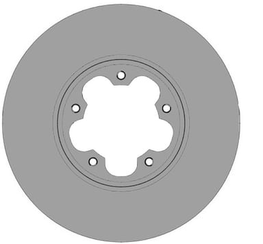 VENTED BRAKE DISC (EACH)