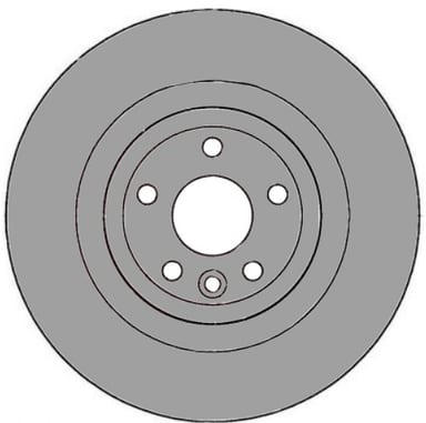 L/H VENTED BRAKE DISC
