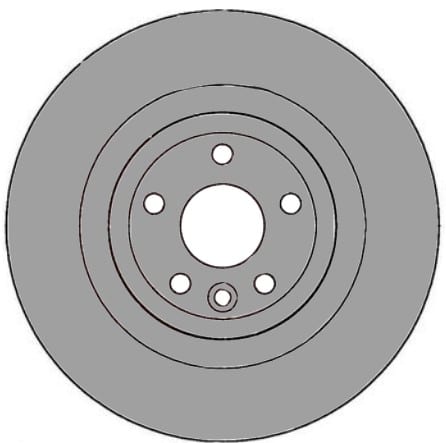 L/H VENTED BRAKE DISC