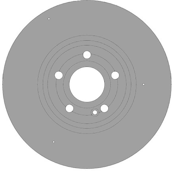 VENTED BRAKE DISC (EACH)