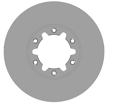 VENTED BRAKE DISC (EACH)