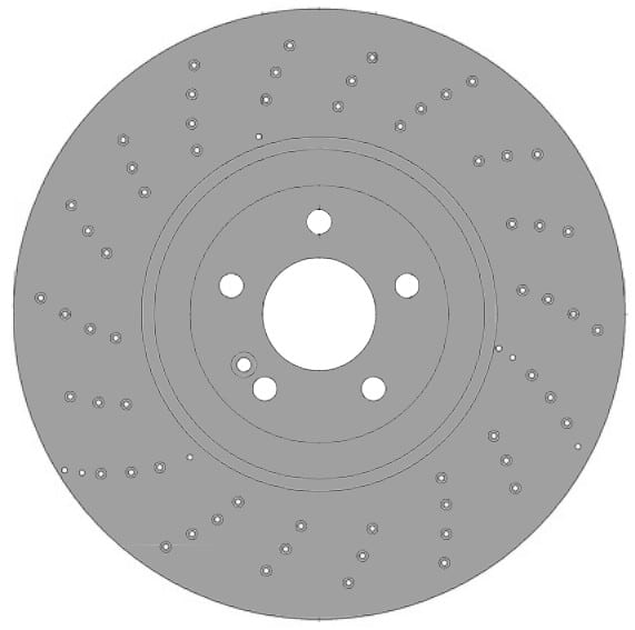 VENTED BRAKE DISC (EACH)