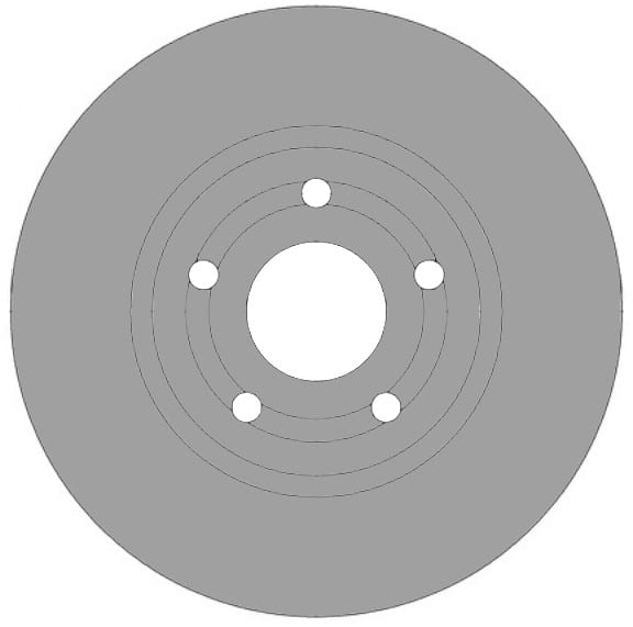 VENTED BRAKE DISC (EACH)