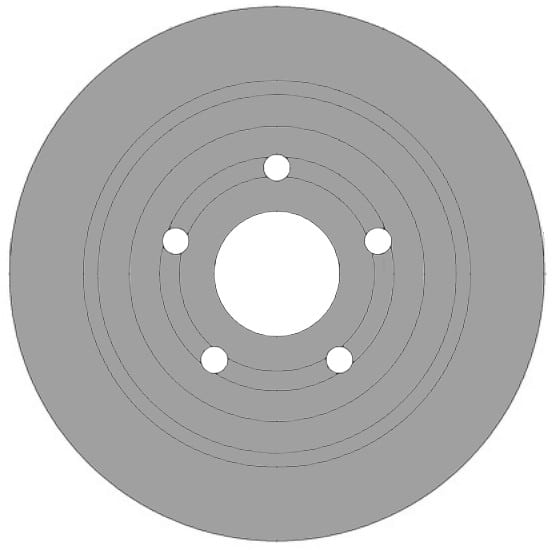 SOLID BRAKE DISC (EACH)
