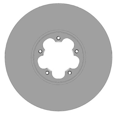 VENTED BRAKE DISC (EACH)