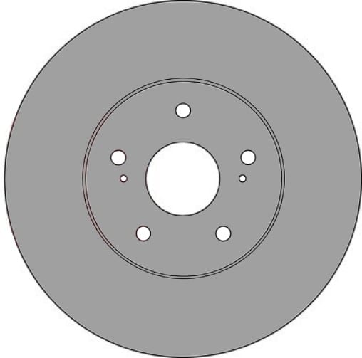 VENTED BRAKE DISC (EACH)