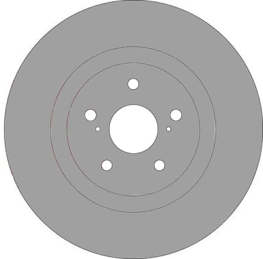 VENTED BRAKE DISC (EACH)