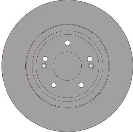 VENTED BRAKE DISC (EACH)
