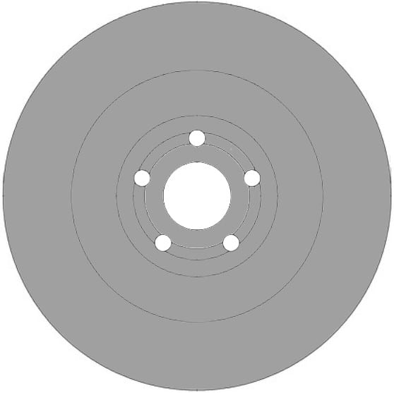 VENTED BRAKE DISC (EACH)