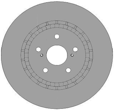 VENTED BRAKE DISC (EACH)