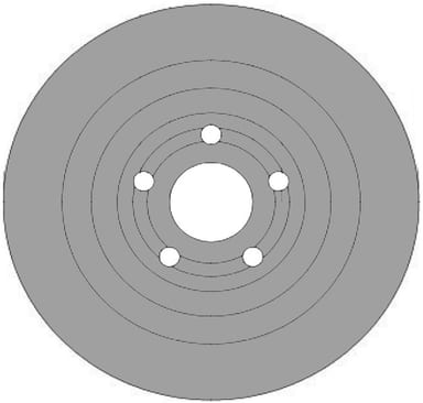 SOLID BRAKE DISC (EACH)