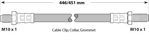 BRAKE FLEXIBLE HOSE EACH