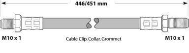 BRAKE FLEXIBLE HOSE EACH