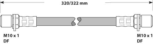 BRAKE FLEXIBLE HOSE EACH