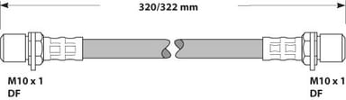 BRAKE FLEXIBLE HOSE EACH