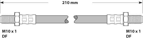 BRAKE FLEXIBLE HOSE EACH
