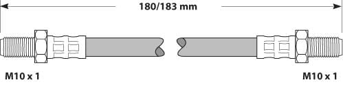 BRAKE FLEXIBLE HOSE EACH