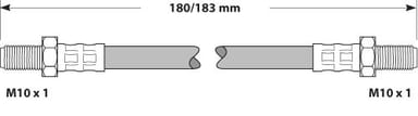 BRAKE FLEXIBLE HOSE EACH