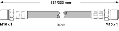 BRAKE FLEXIBLE HOSE EACH