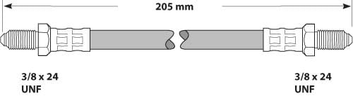 BRAKE FLEXIBLE HOSE EACH