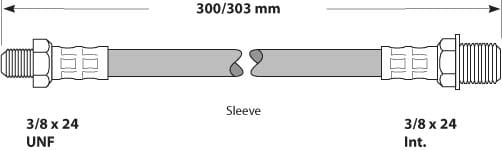 BRAKE FLEXIBLE HOSE EACH