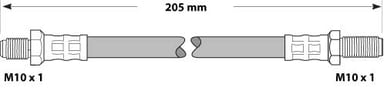 BRAKE FLEXIBLE HOSE EACH